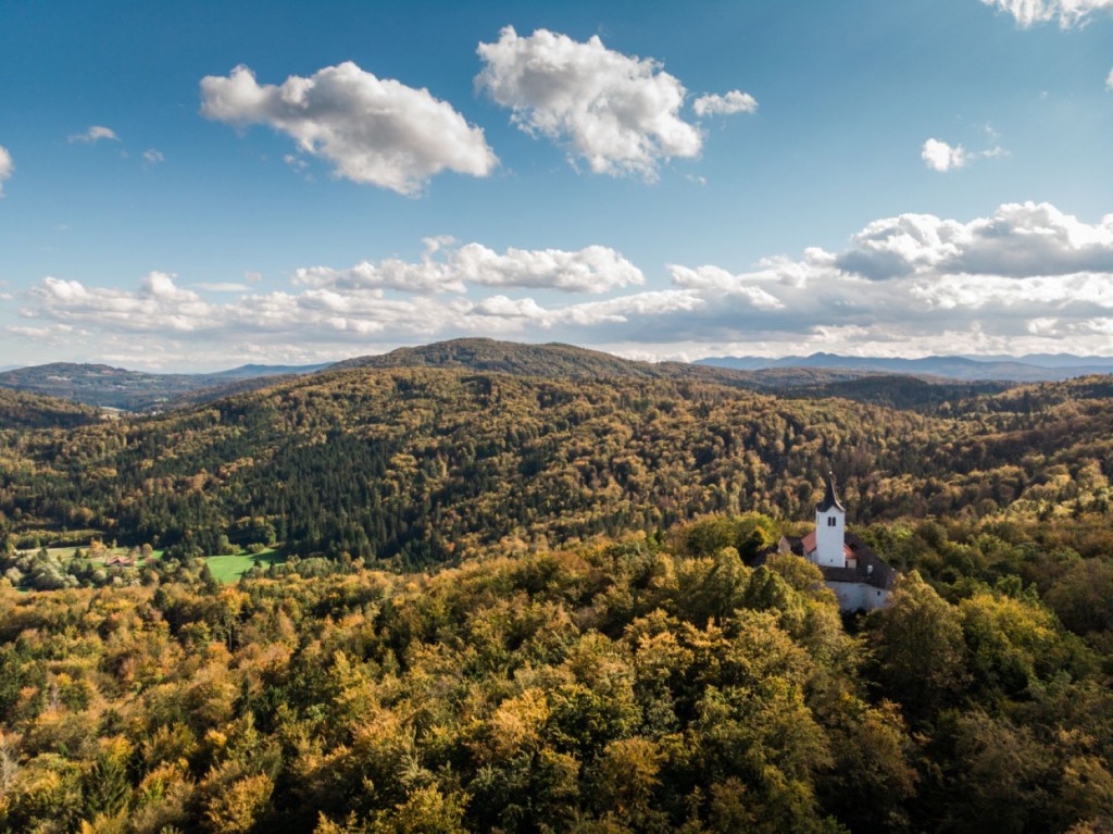 A nature learning trail near Ljubljana.
