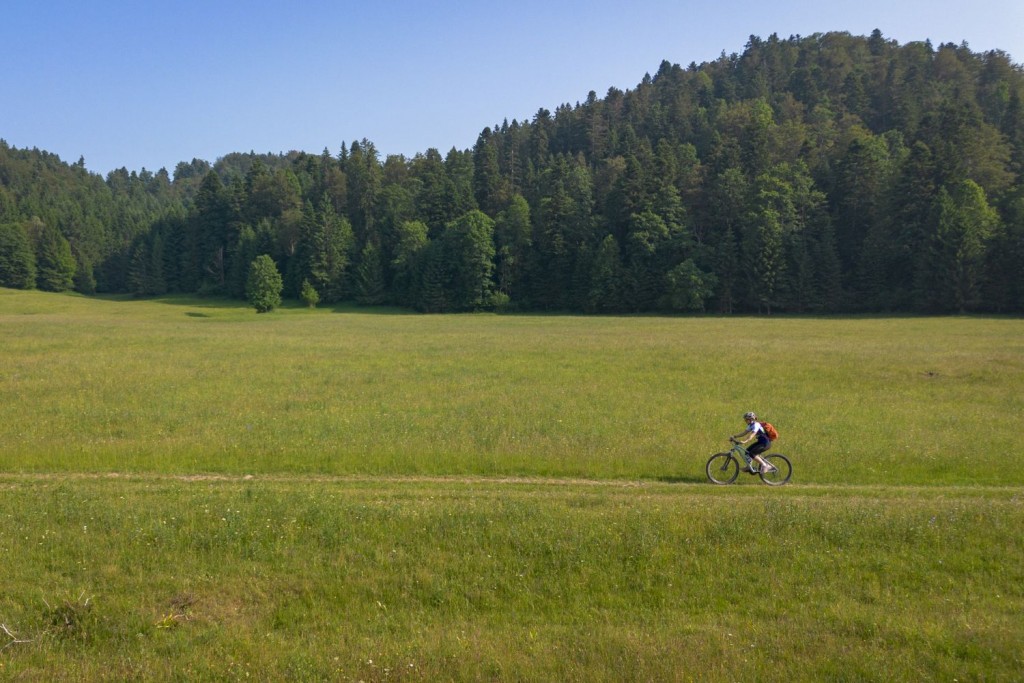 Cycling in Bela krajina, Slovenia