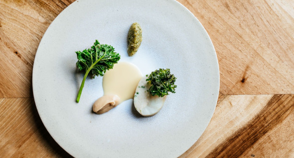 Plate at the Restaurant Strelec at Ljubljana Castle