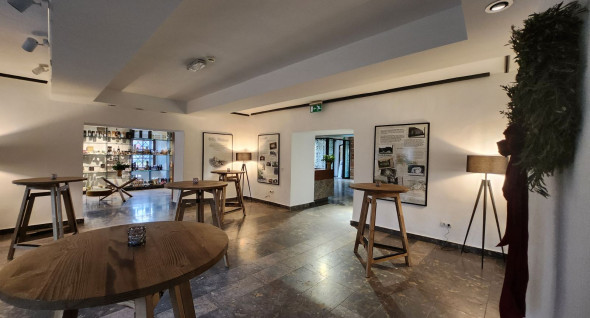 Event space inside Vila Bianca in Velenje used for meetings and cultural events