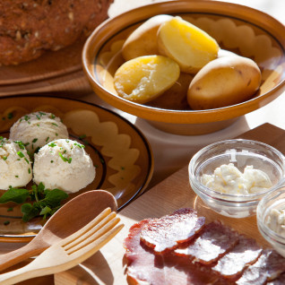 Traditional local food of the Soča Valley