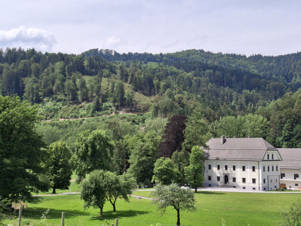 The Visoko Manor view from the tennis court